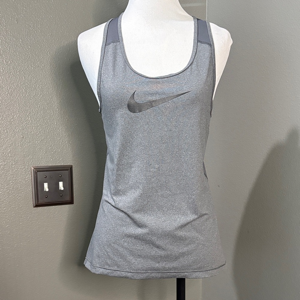 Nike Women's Gray Racerback Tank Top